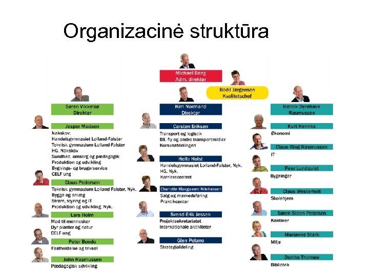 Organizacinė struktūra 