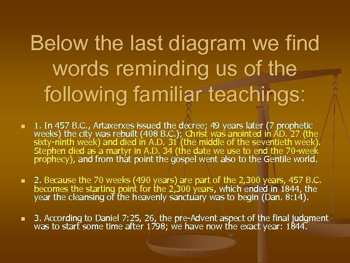 Below the last diagram we find words reminding us of the following familiar teachings: