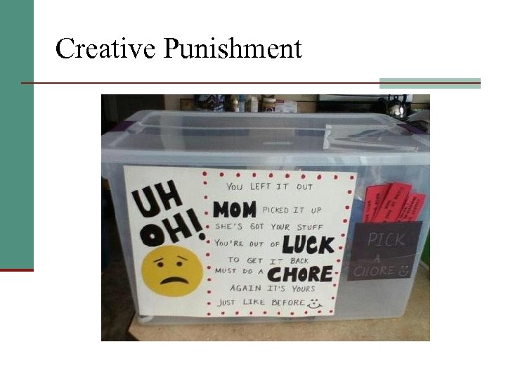 Creative Punishment 