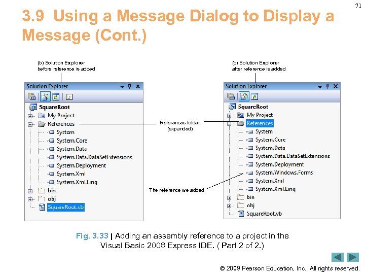 3. 9 Using a Message Dialog to Display a Message (Cont. ) (b) Solution
