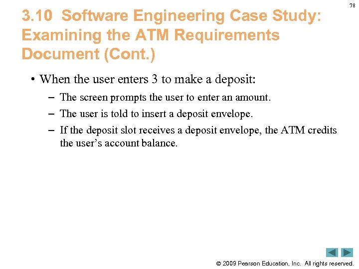 3. 10 Software Engineering Case Study: Examining the ATM Requirements Document (Cont. ) 78