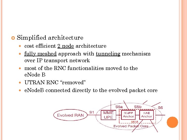 Simplified architecture cost efficient 2 node architecture fully meshed approach with tunneling mechanism