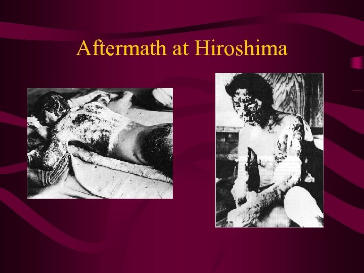 Aftermath at Hiroshima 