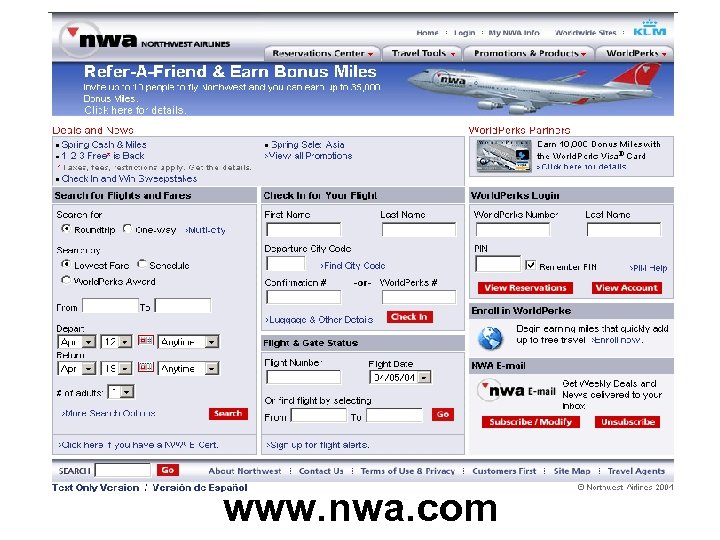 www. nwa. com 