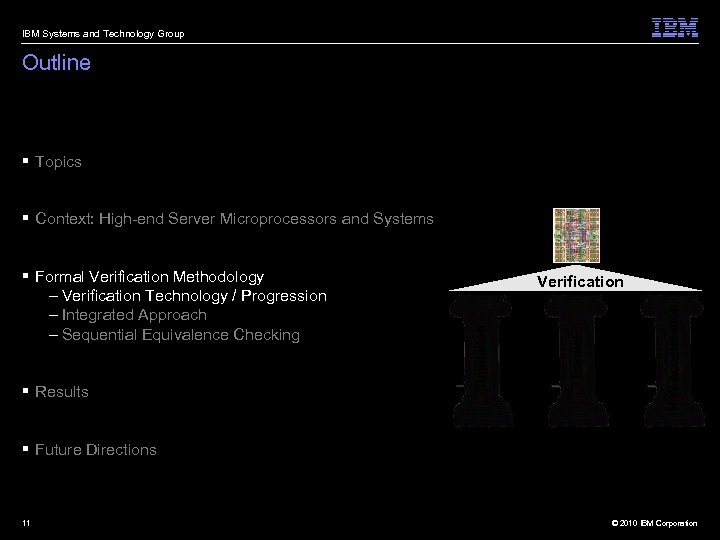 IBM Systems and Technology Group Outline § Topics § Context: High-end Server Microprocessors and