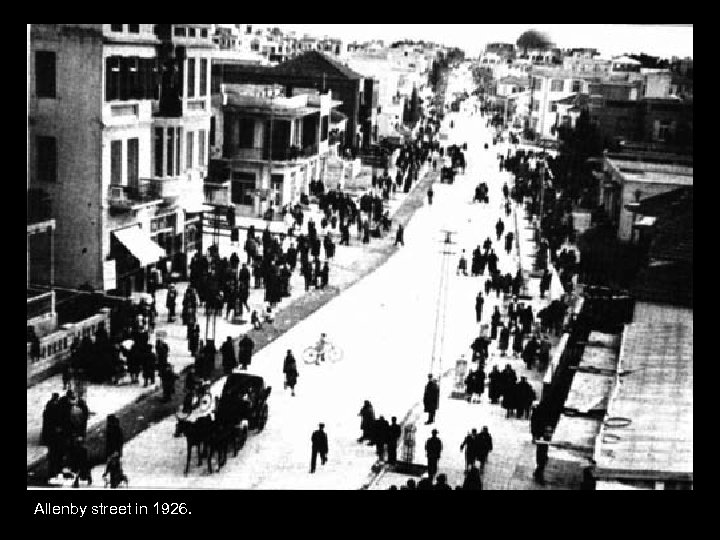  Allenby street in 1926. 