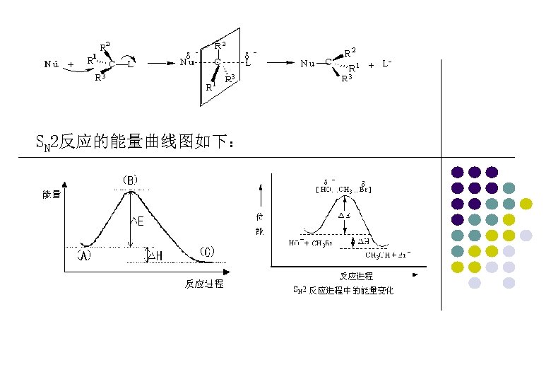 SN 2反应的能量曲线图如下： 