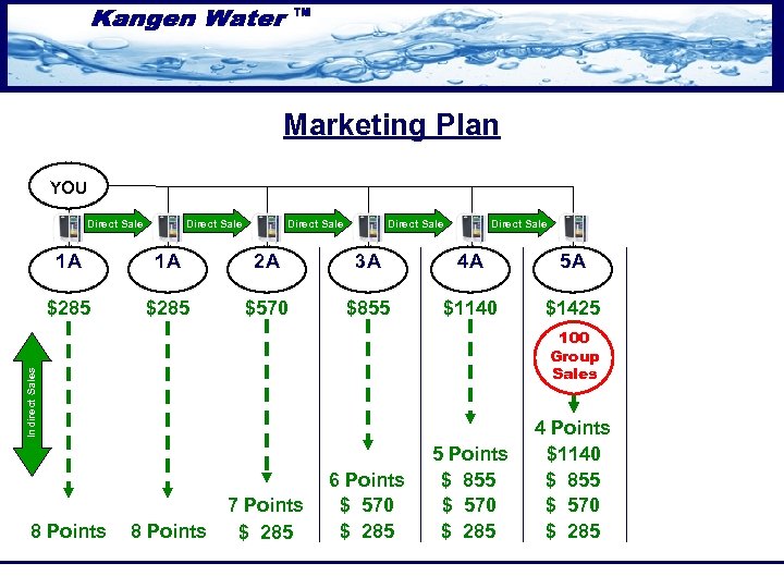 Marketing Plan YOU Direct Sale Direct Sale 1 A 1 A 2 A 3