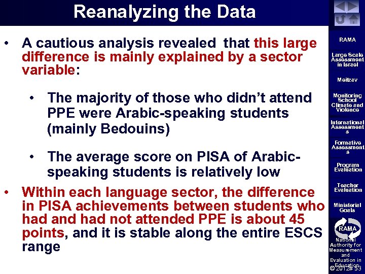 Reanalyzing the Data • A cautious analysis revealed that this large difference is mainly