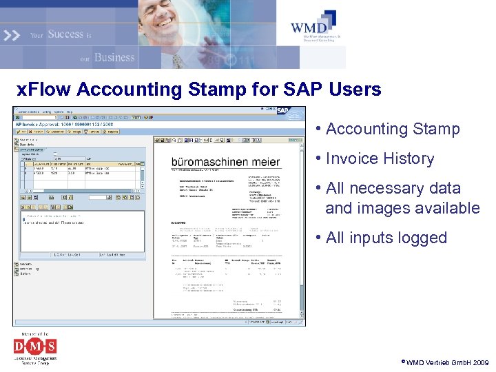 x. Flow Accounting Stamp for SAP Users • Accounting Stamp • Invoice History •