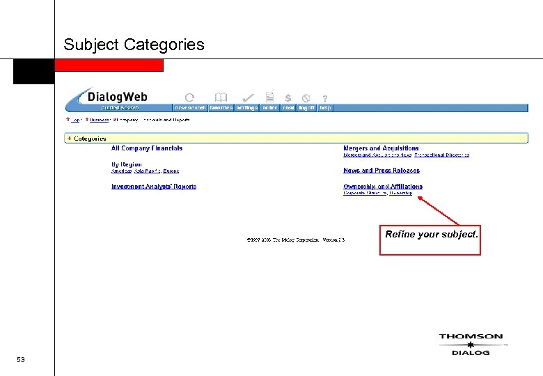 Subject Categories Refine your subject. 53 