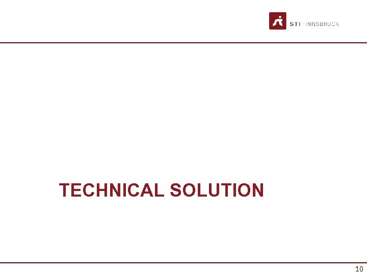 TECHNICAL SOLUTION 10 