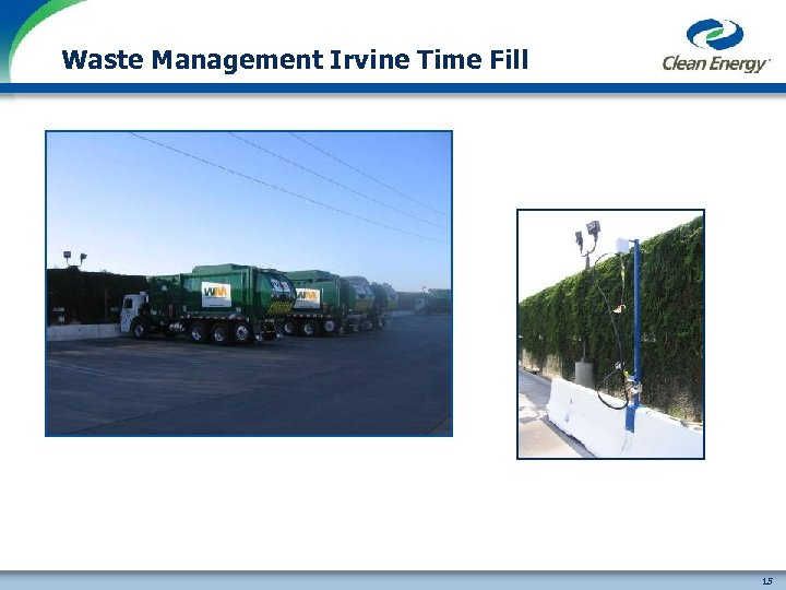 Waste Management Irvine Time Fill 15 