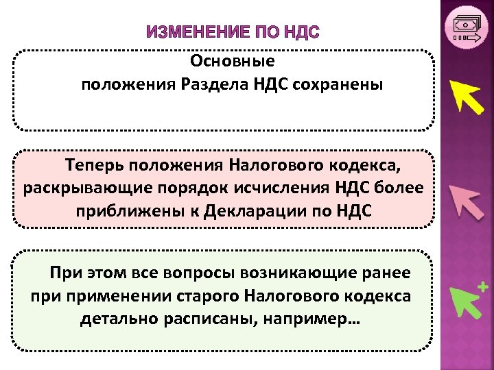 Разделы положения