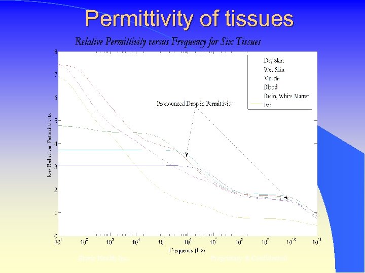 Permittivity of tissues Shreis Health Inc. Proprietary & Confidential 