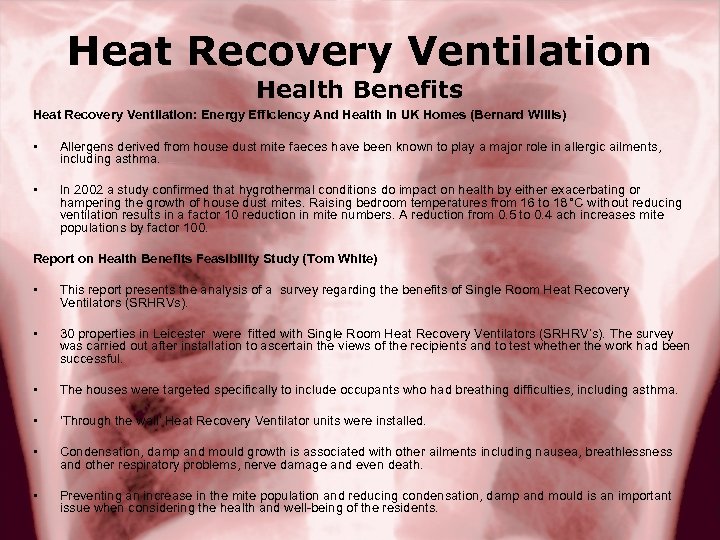 Heat Recovery Ventilation Health Benefits Heat Recovery Ventilation: Energy Efficiency And Health In UK