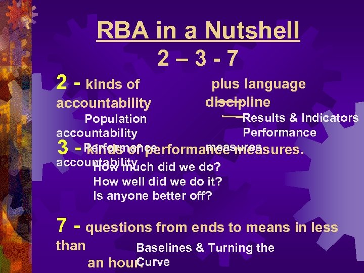 RBA in a Nutshell 2 – 3 - 7 2 - kinds of plus