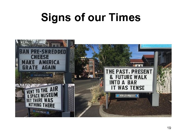 Signs of our Times 19 