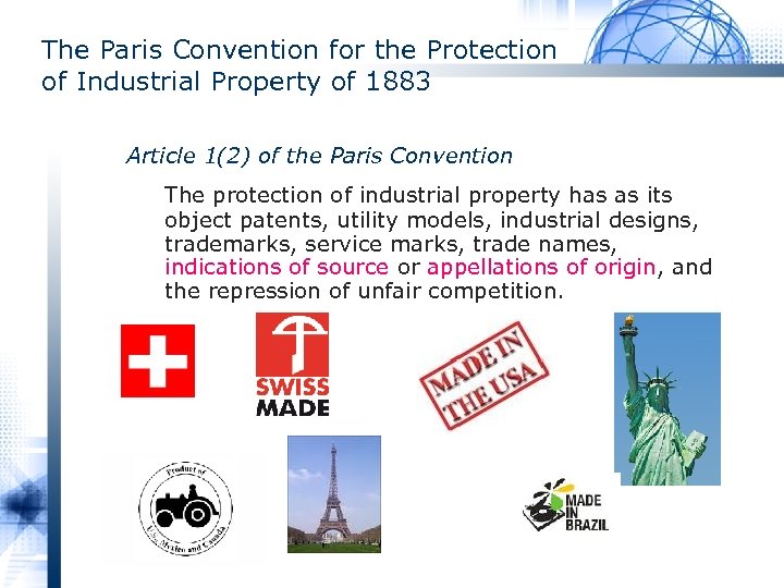 The International Legal Framework For The Protection Of