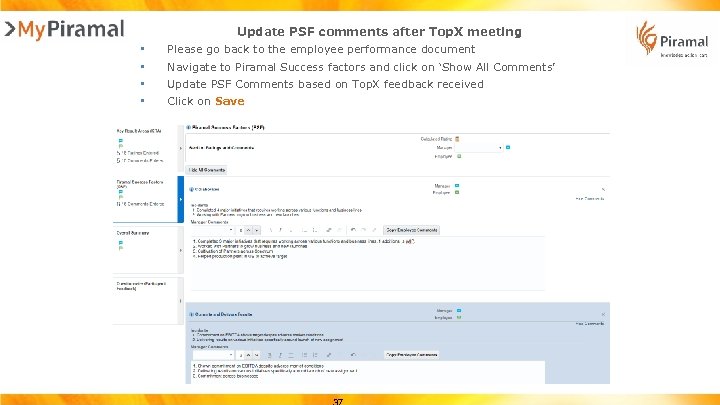 Update PSF comments after Top. X meeting • • Please go back to the