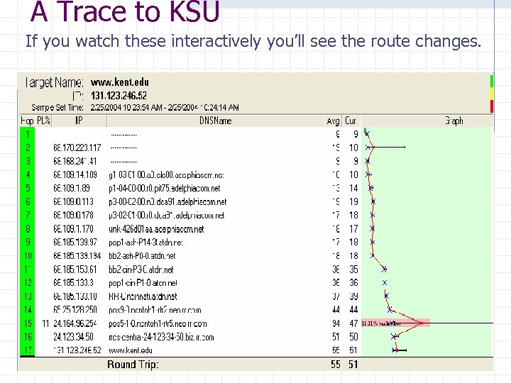 A Trace to KSU If you watch these interactively you’ll see the route changes.