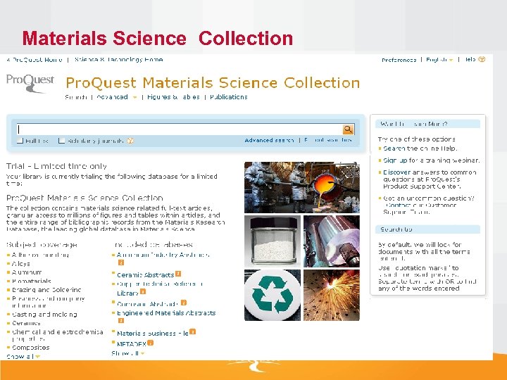 Materials Science Collection 