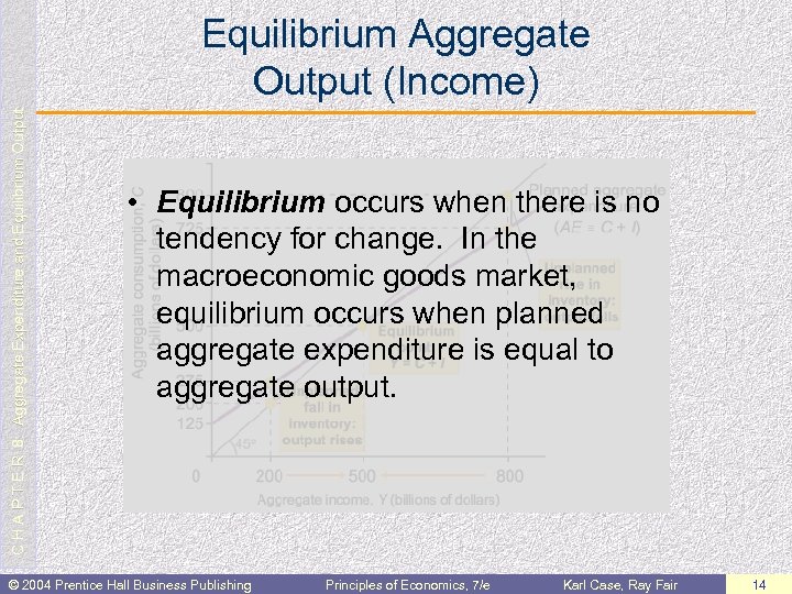 C H A P T E R 8: Aggregate Expenditure and Equilibrium Output Equilibrium