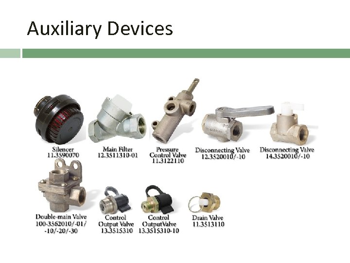Auxiliary Devices 