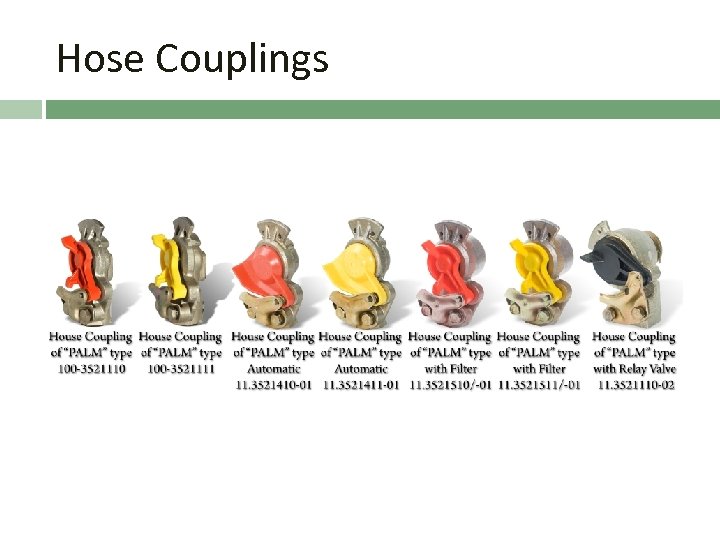 Hose Couplings 