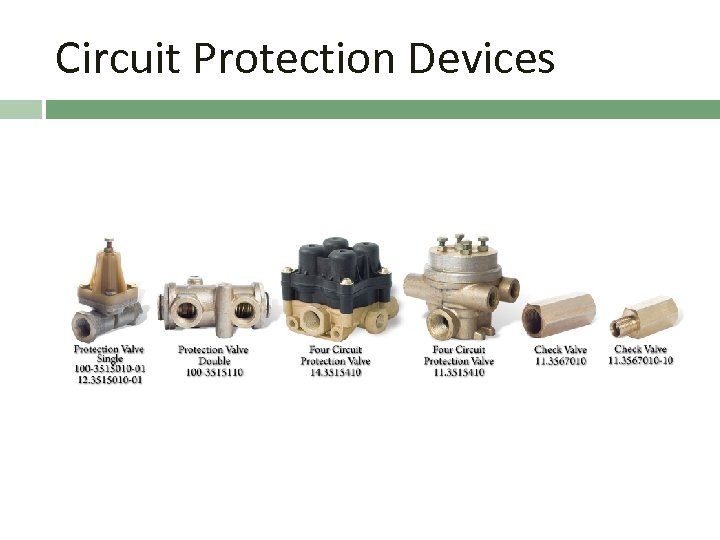 Circuit Protection Devices 