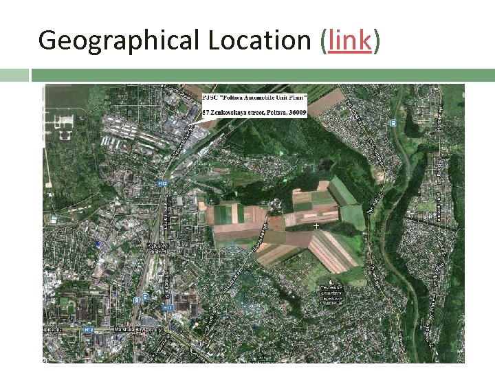 Geographical Location (link) 