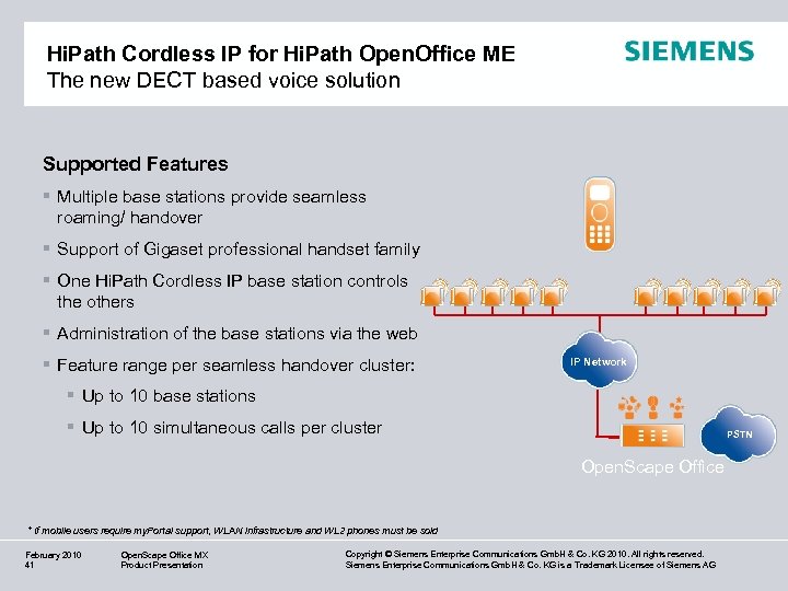 Hi. Path Cordless IP for Hi. Path Open. Office ME The new DECT based