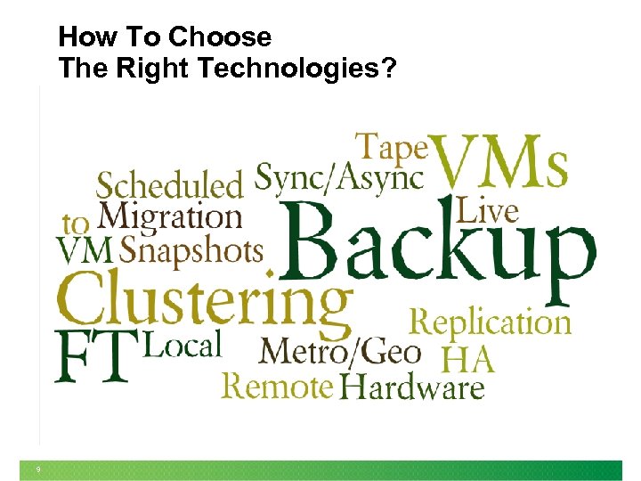 How To Choose The Right Technologies? 9 