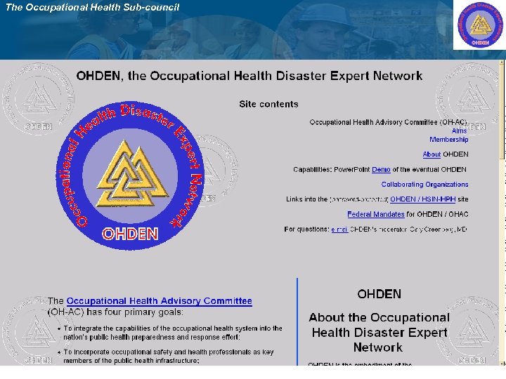 The Occupational Health Sub-council 