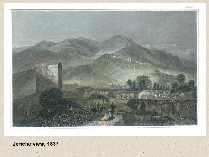 Jericho view, 1837 