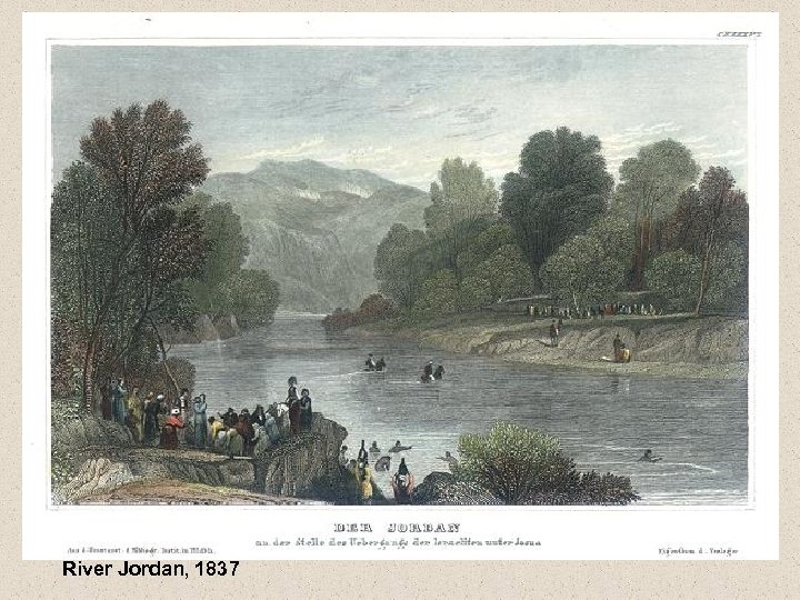 River Jordan, 1837 