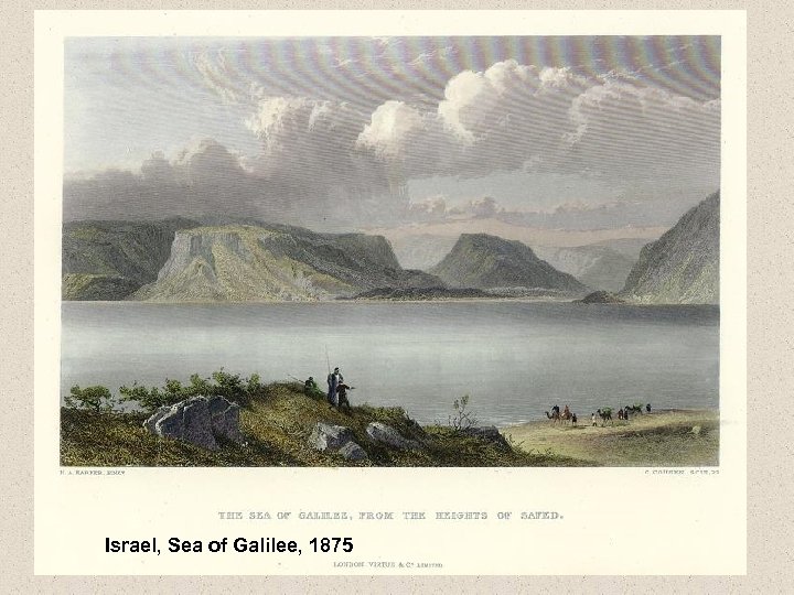 Israel, Sea of Galilee, 1875 