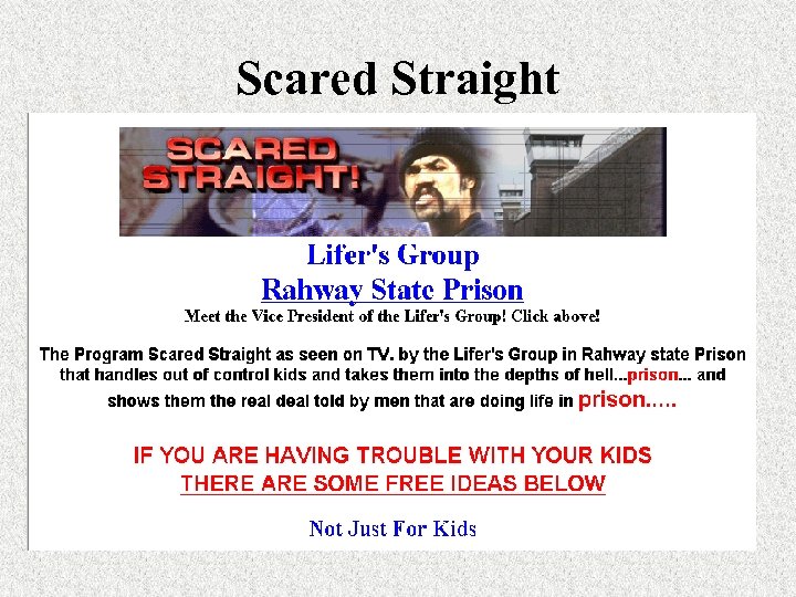 Scared Straight 
