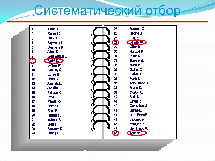 Систематический отбор 