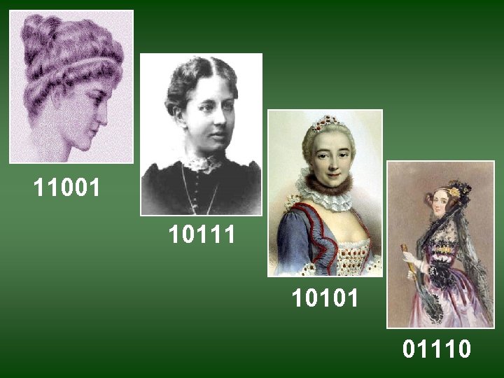 11001 10111 10101 01110 