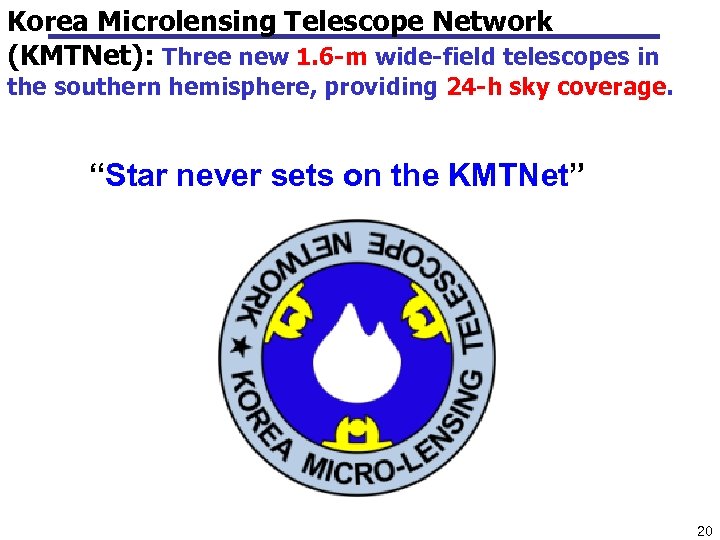 Korea Microlensing Telescope Network (KMTNet): Three new 1. 6 -m wide-field telescopes in the