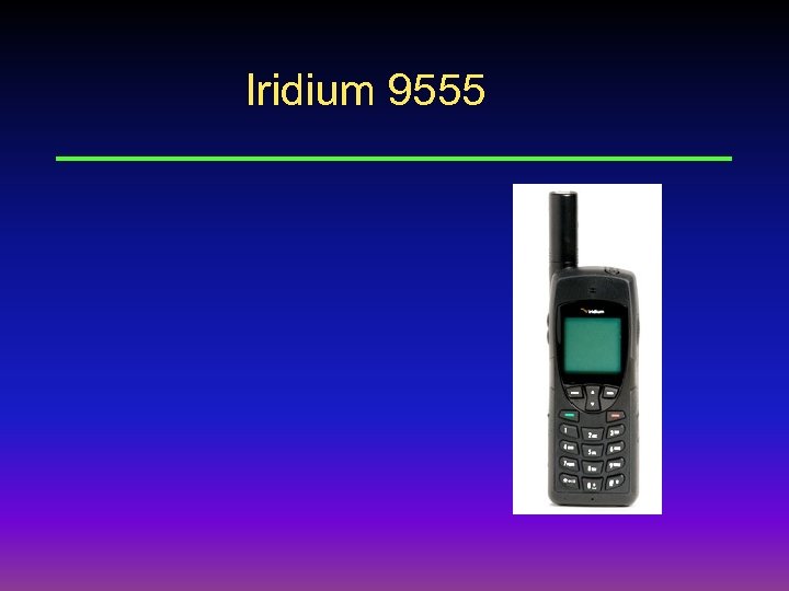 Iridium 9555 