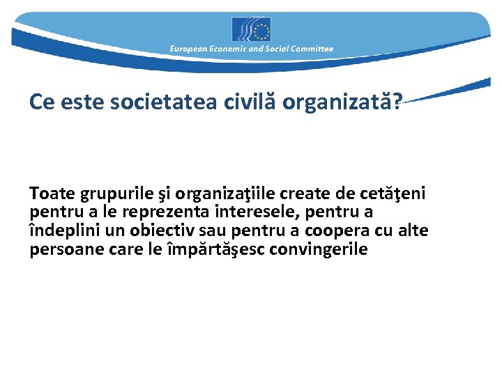 Ce este societatea civilă organizată? Toate grupurile şi organizaţiile create de cetăţeni pentru a