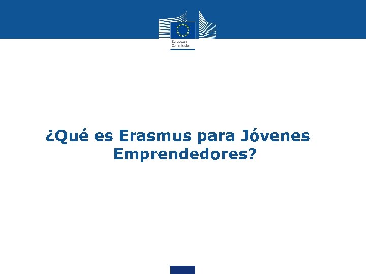 ¿Qué es Erasmus para Jóvenes Emprendedores? 
