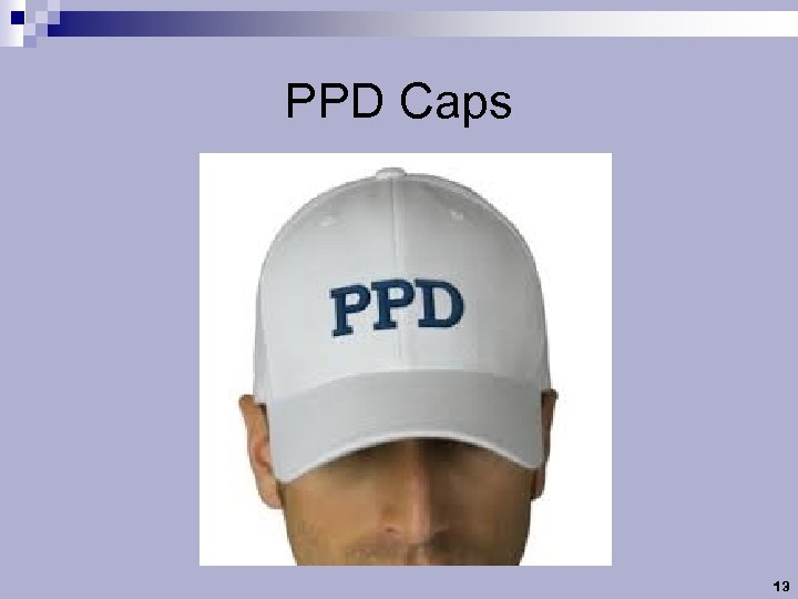 PPD Caps 13 