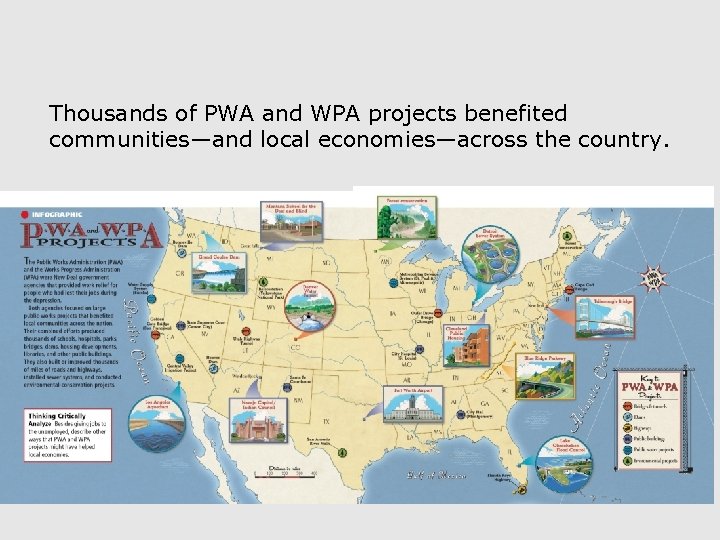 Thousands of PWA and WPA projects benefited communities—and local economies—across the country. 