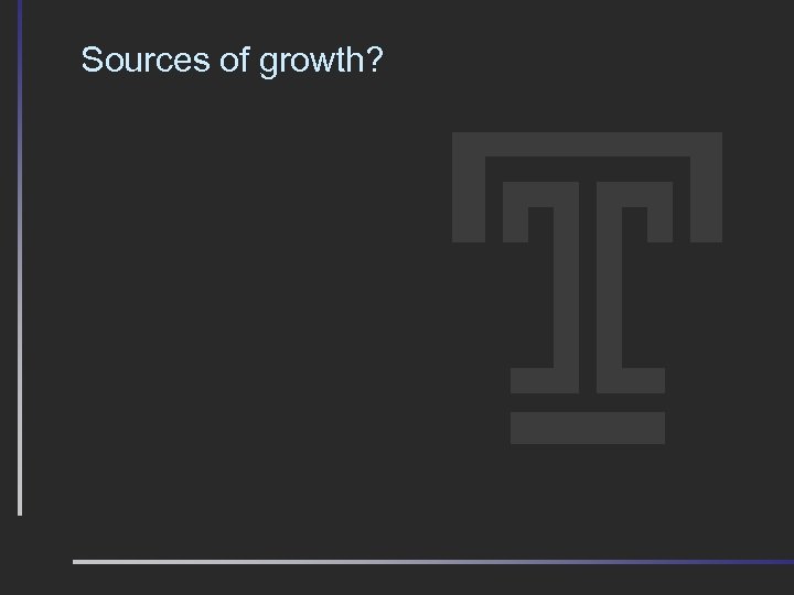 Sources of growth? Doing Justice 