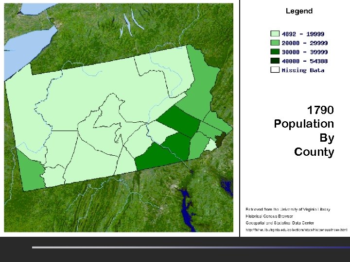 1790 Population By County Doing Justice 