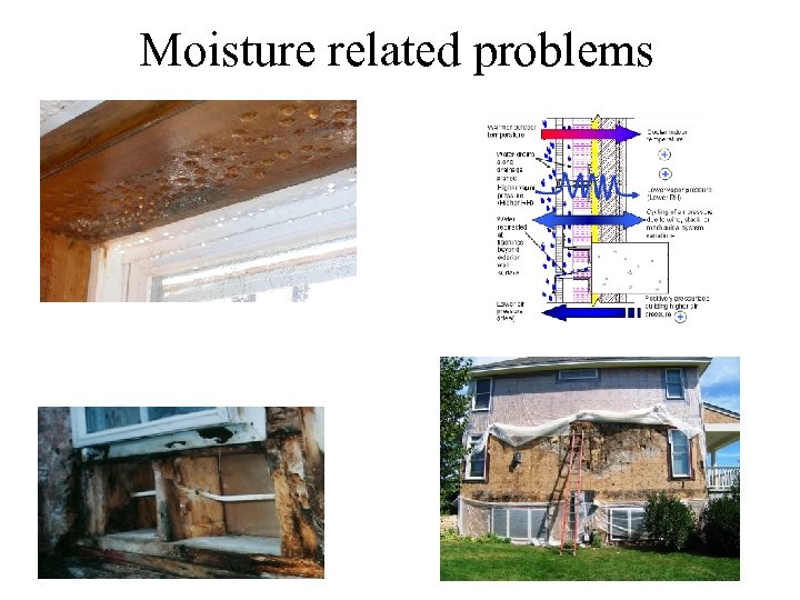 Moisture related problems 