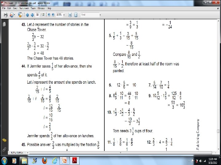3 -8 Solving Equations Containing Fractions 